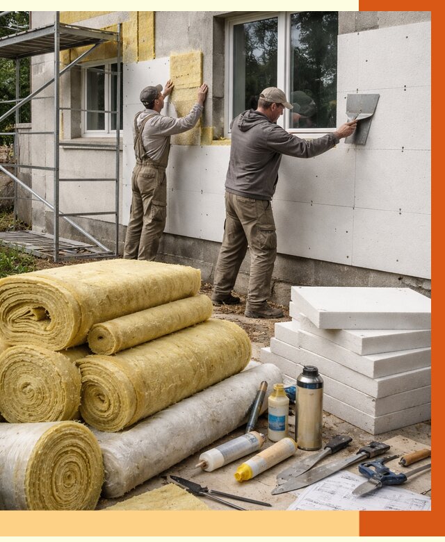 Утепление домов в Дюртюли под ключ от 4379 руб/м2 | Профессионально — ТепломастерДюр