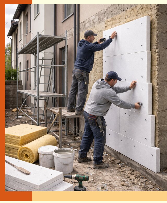 Утепление таунхауса с гарантией комфорта в Дюртюли