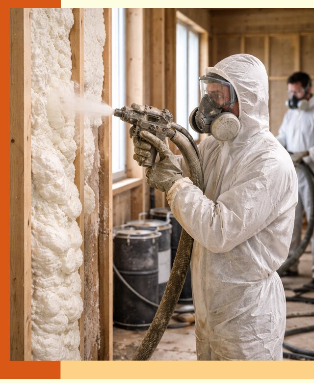 Утепление каркасного дома пенополиуретаном в Дюртюли