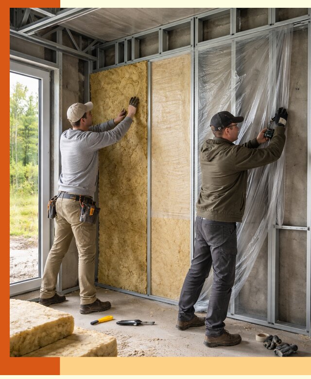 Утепление дома из ЛСТК в Дюртюли с гарантией качества и эффективности