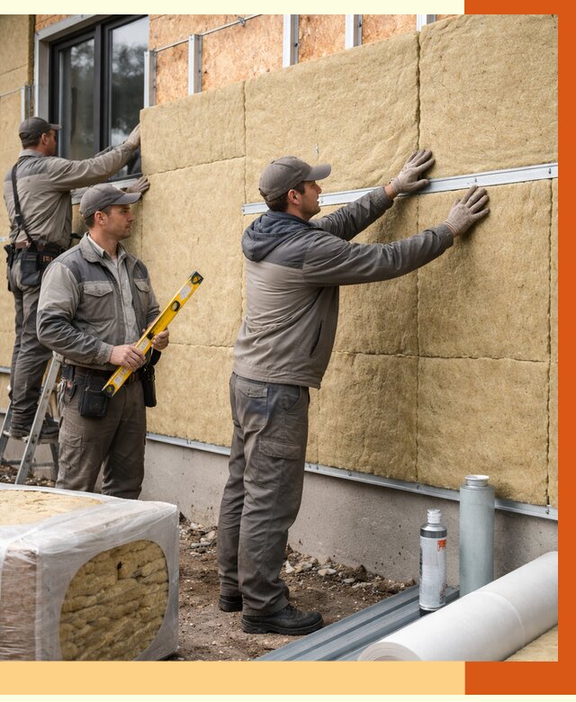 Утепление дома из SIP панелей в Дюртюли от 6464 руб./м² под ключ | ТепломастерДюр