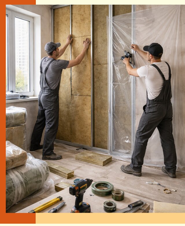 Утепление квартиры изнутри профессионально в Дюртюли