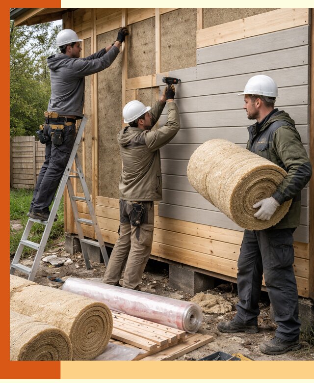 Утепление бани снаружи в Дюртюли профессионально и надежно