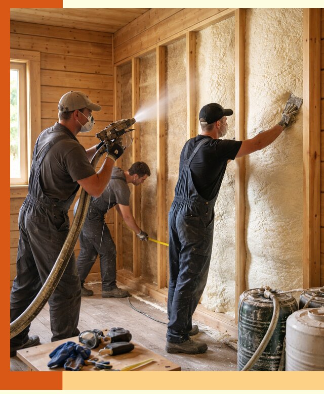 Утепление бани пенополиуретаном (ППУ) в Дюртюли