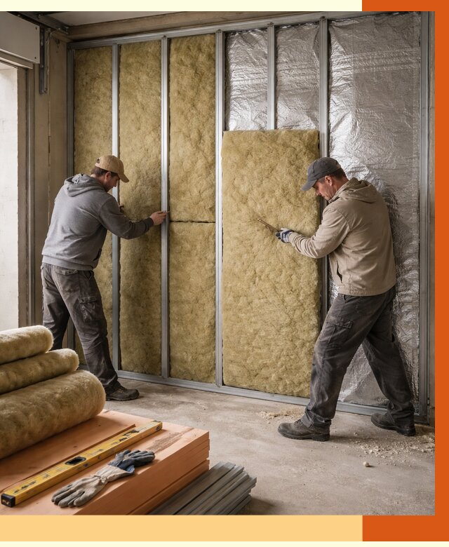 Утепление гаража изнутри в Дюртюли от 7819 руб/м2 — работы и цена | ТепломастерДюр