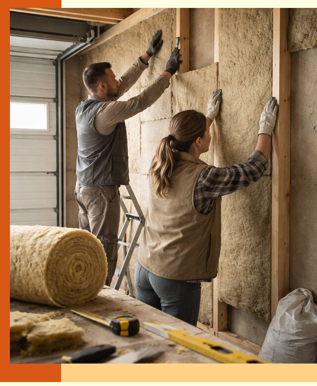 Утепление гаража изнутри в Дюртюли: быстро и надежно