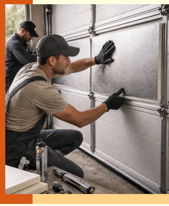 Утепление гаражных ворот в Дюртюли качественно и надежно