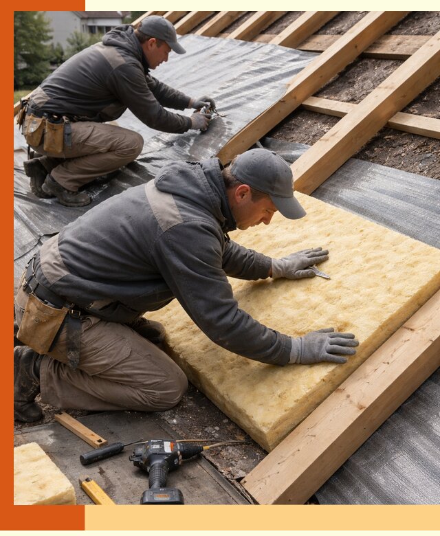 Профессиональное утепление крыши в Дюртюли качественно и надежно