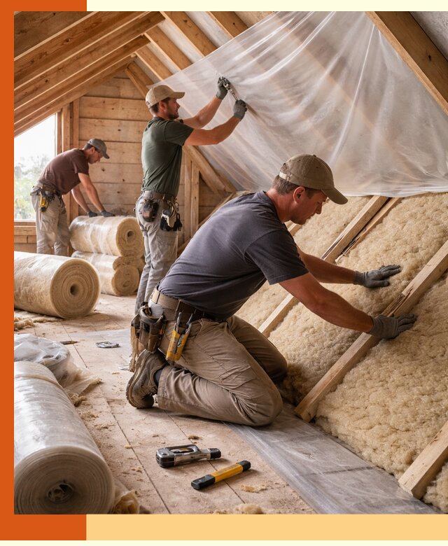 Утепление крыши изнутри в Дюртюли: профессионально и надежно