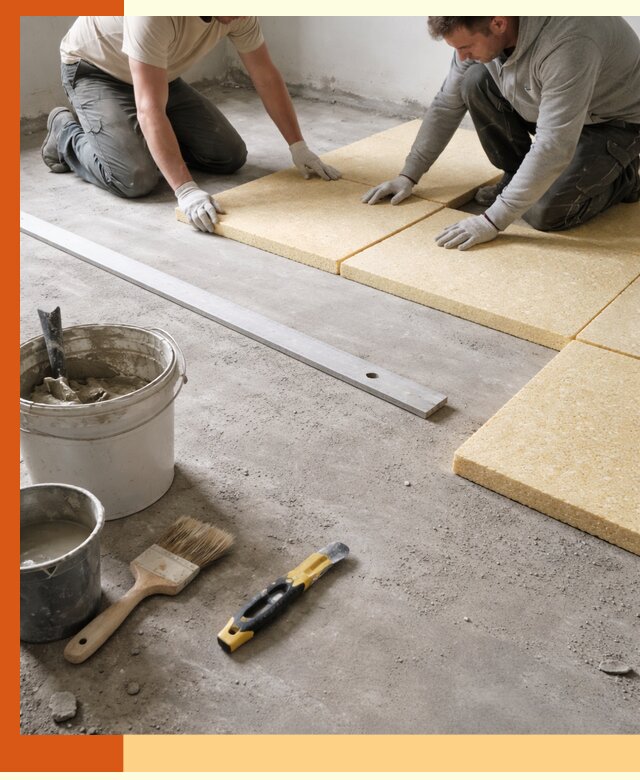 Утепление бетонного пола в Дюртюли профессионально и недорого