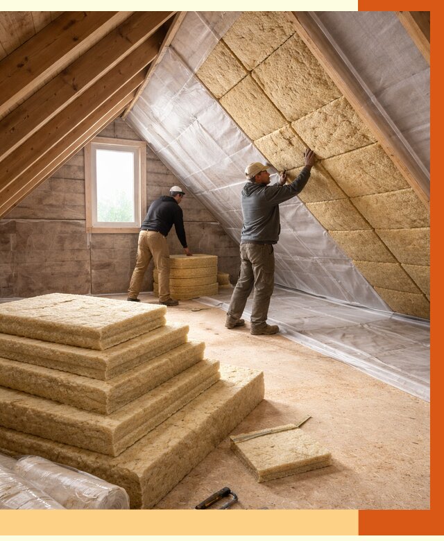 Утепление мансарды в Дюртюли от 2606 руб/м2 — комплексно и под ключ | ТепломастерДюр