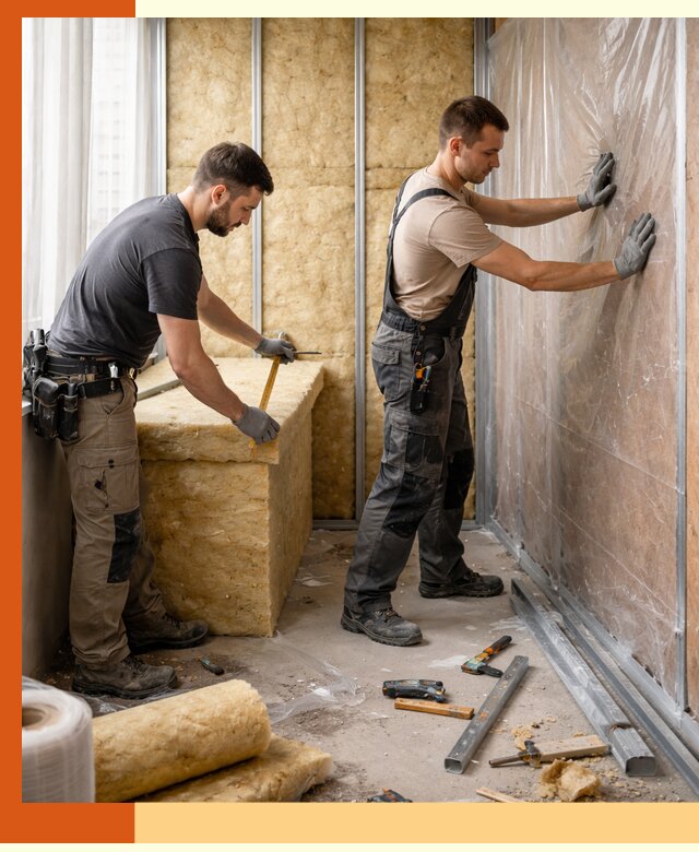 Профессиональное утепление лоджии в Дюртюли эффективно и надежно