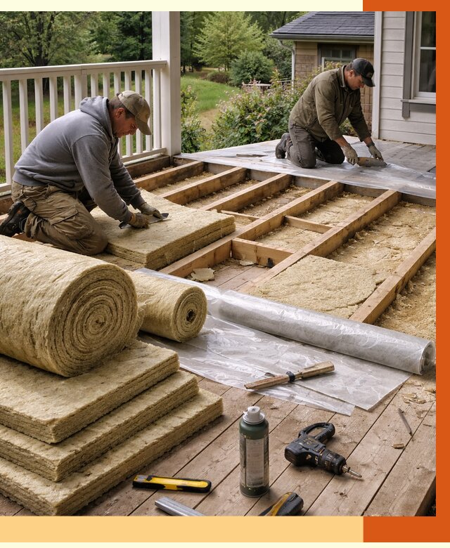 Утепление террасы в Дюртюли от 4379 руб./м2 — утеплить террасу под ключ | ТепломастерДюр