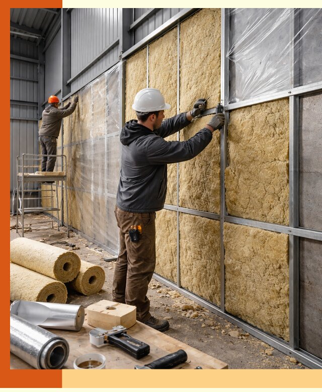 Утепление ангара в Дюртюли — профессиональная теплоизоляция помещений