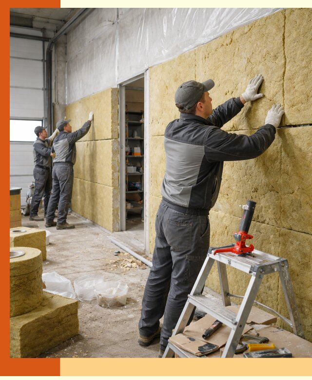 Утепление автосервиса и мастерских в Дюртюли качественно и надёжно