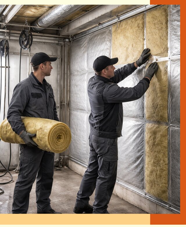 Утепление автомойки в Дюртюли от 8861 руб./м2 — комплексное утепление под ключ | ТепломастерДюр