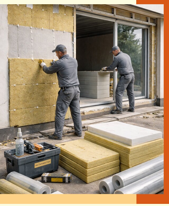 Утепление торгового павильона в Дюртюли от 15116 руб./м² под ключ | ТепломастерДюр