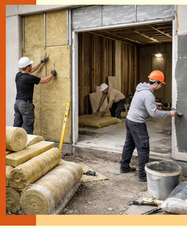 Утепление торгового павильона в Дюртюли — качественно и энергоэффективно