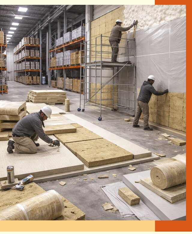 Утепление складского терминала в Дюртюли от 7819 руб./м² под ключ | ТепломастерДюр