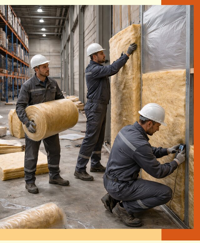 Утепление логистического центра в Дюртюли от 4691 руб/м² под ключ | ТепломастерДюр