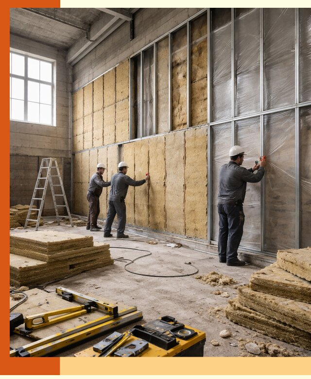 Утепление спортивного зала в Дюртюли качественно и недорого