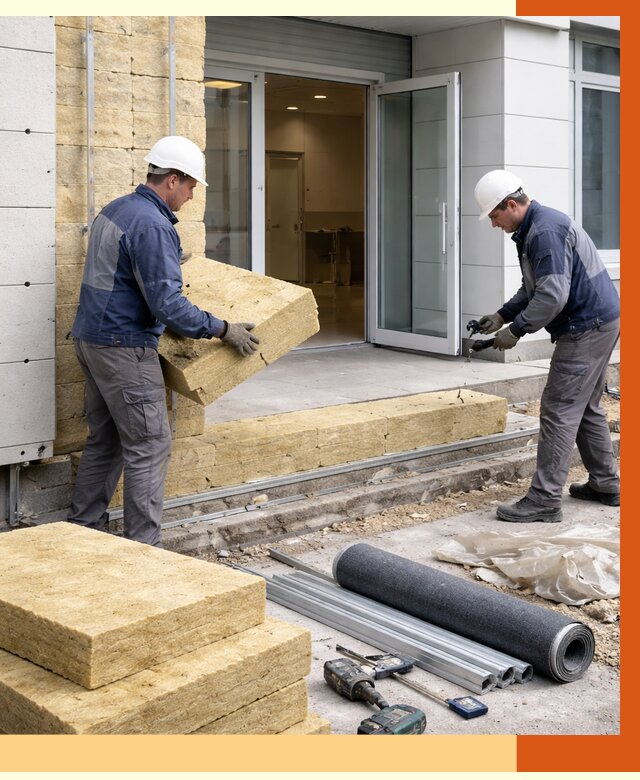 Утепление медицинского центра в Дюртюли под ключ от 13031 руб./м² | ТепломастерДюр