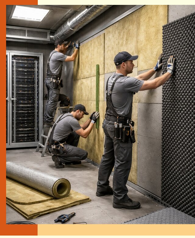 Утепление серверной комнаты профессионально в Дюртюли