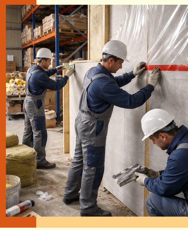 Утепление теплого склада под ключ в Дюртюли