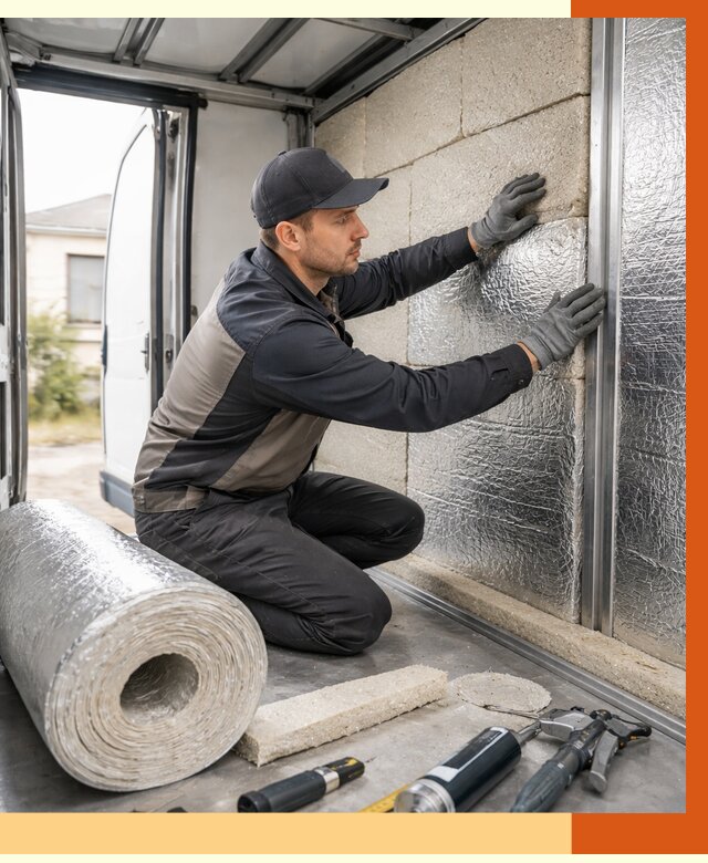 Утепление фургона рефрижератора в Дюртюли от 13031 руб./м² под ключ | ТепломастерДюр