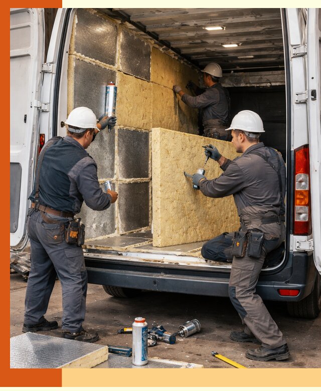 Утепление фургона-рефрижератора в Дюртюли для сохранения температуры