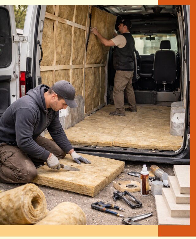 Утепление кемпера в Дюртюли под ключ от 12510 руб. — профессионально | ТепломастерДюр