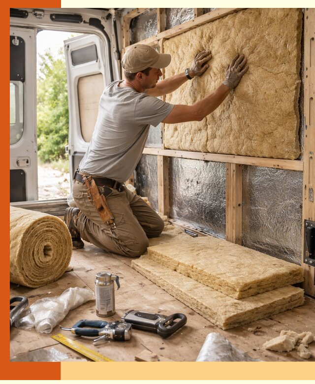 Утепление кемпера под ключ в Дюртюли с гарантией качества