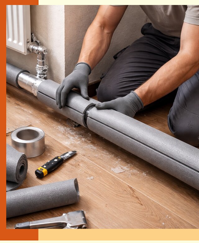 Утепление труб отопления в Дюртюли: теплоизоляция и защита сети