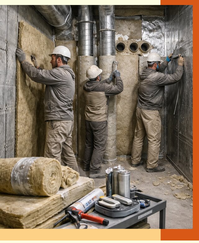 Утепление венткамеры в Дюртюли под ключ от 1512 руб. — профессионально | ТепломастерДюр