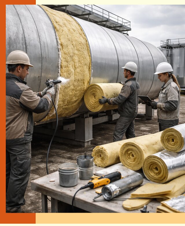 Утепление цистерны в Дюртюли — утеплители и монтаж под ключ