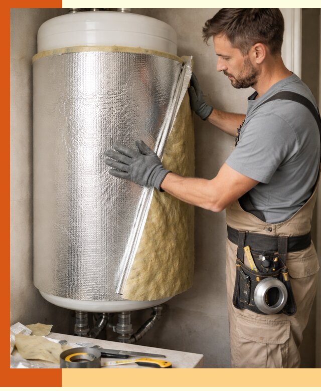 Утепление бойлера в Дюртюли для снижения теплопотерь и экономии энергии