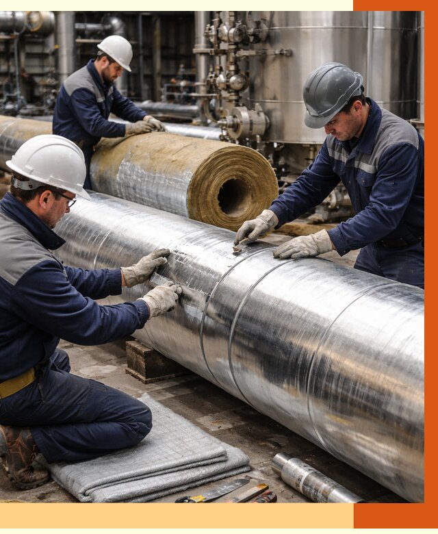 Утепление технологического оборудования в Дюртюли от 4379 руб. за м2 | ТепломастерДюр