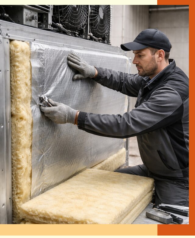 Утепление холодильного агрегата в Дюртюли от 8861 руб. под ключ | ТепломастерДюр