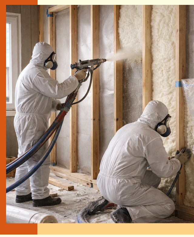 Утепление каркасной стены ППУ в Дюртюли для домов и коттеджей