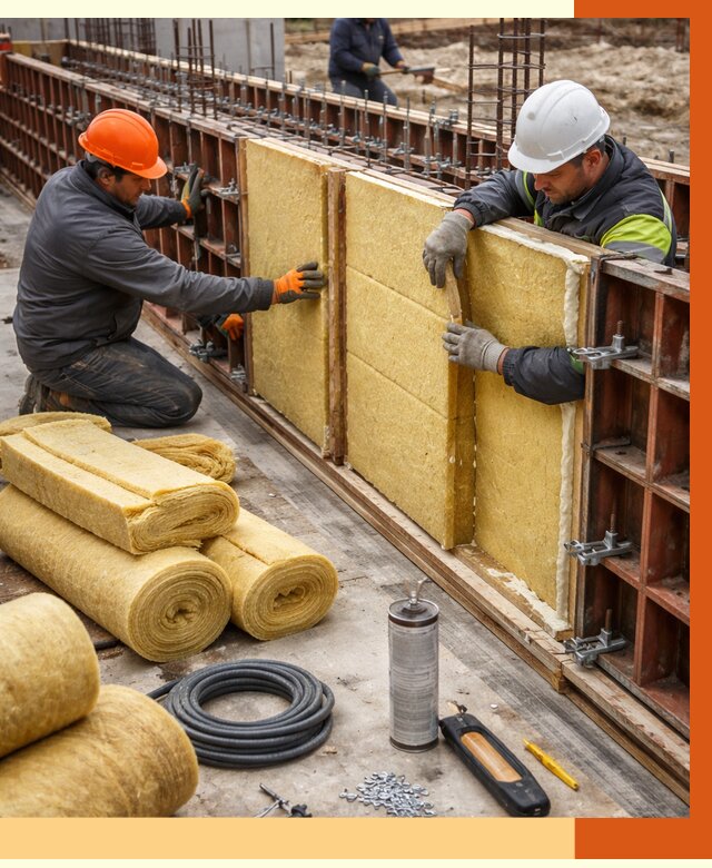 Теплоизоляция опалубки в Дюртюли от 7506 руб. за м2 — услуги и монтаж | ТепломастерДюр