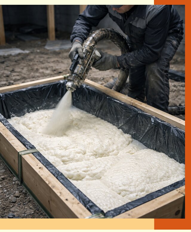 Заливка ППУ в формы в Дюртюли от 2606 руб. — утепление форм под ключ | ТепломастерДюр