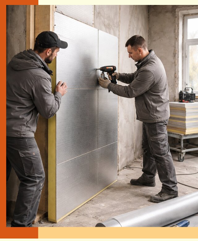 Утепление PIR панелями домов и зданий в Дюртюли