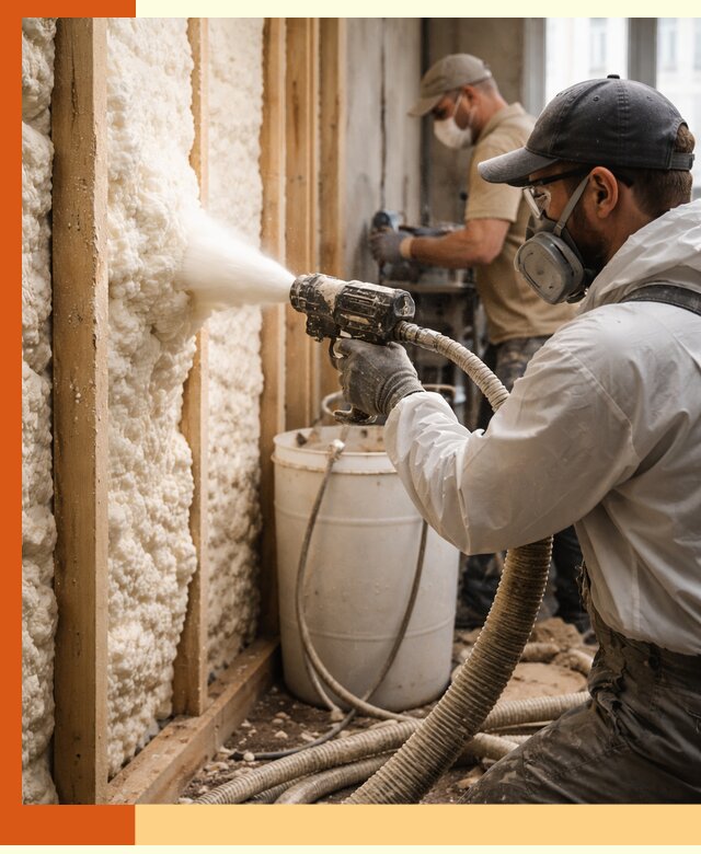 Утепление пеноизолом жилых и коммерческих объектов в Дюртюли