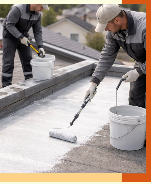 Утепление кровли жидкой теплоизоляцией в Дюртюли от 2241 руб./м2 | ТепломастерДюр