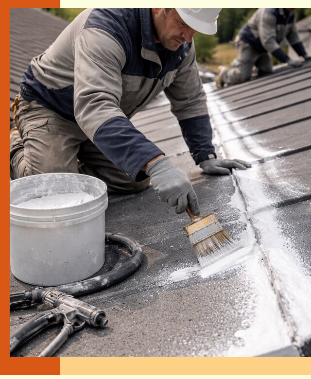 Утепление кровли жидкой теплоизоляцией в Дюртюли