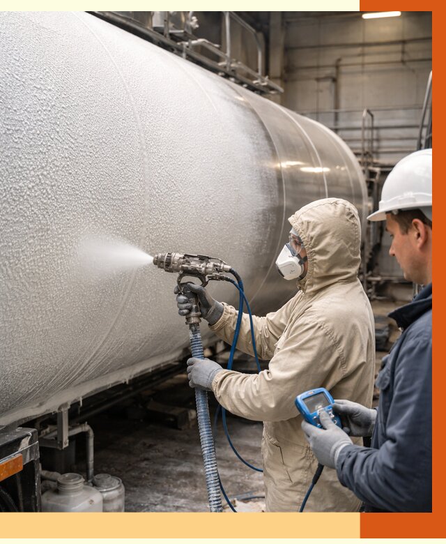 Утепление автоцистерны жидкой теплоизоляцией в Дюртюли от 15116 руб. под ключ | ТепломастерДюр