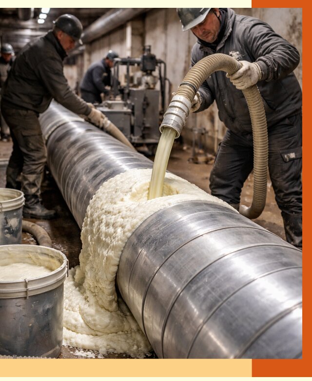 Утепление теплотрассы жидкой теплоизоляцией в Дюртюли от 4379 руб. | ТепломастерДюр