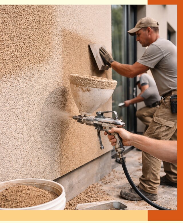 Утепление фасада жидкой пробкой в Дюртюли от 5004 руб./м² под ключ | ТепломастерДюр