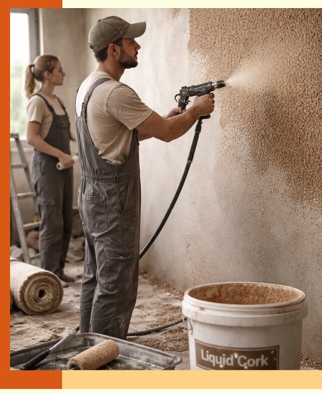 Утепление стен жидкой пробкой в Дюртюли эффективное и долговечное