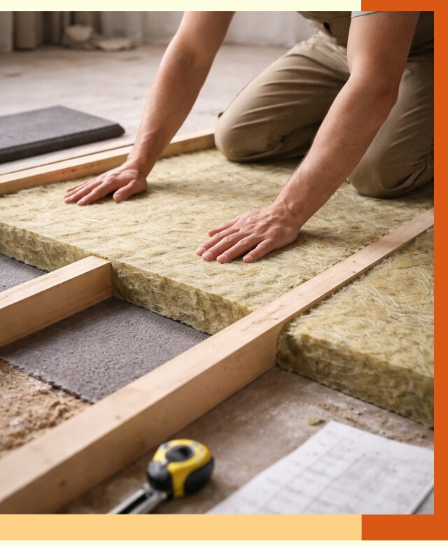 Шумоизоляция пола в Дюртюли от 1303 руб./м² — профессиональная звукоизоляция | ТепломастерДюр